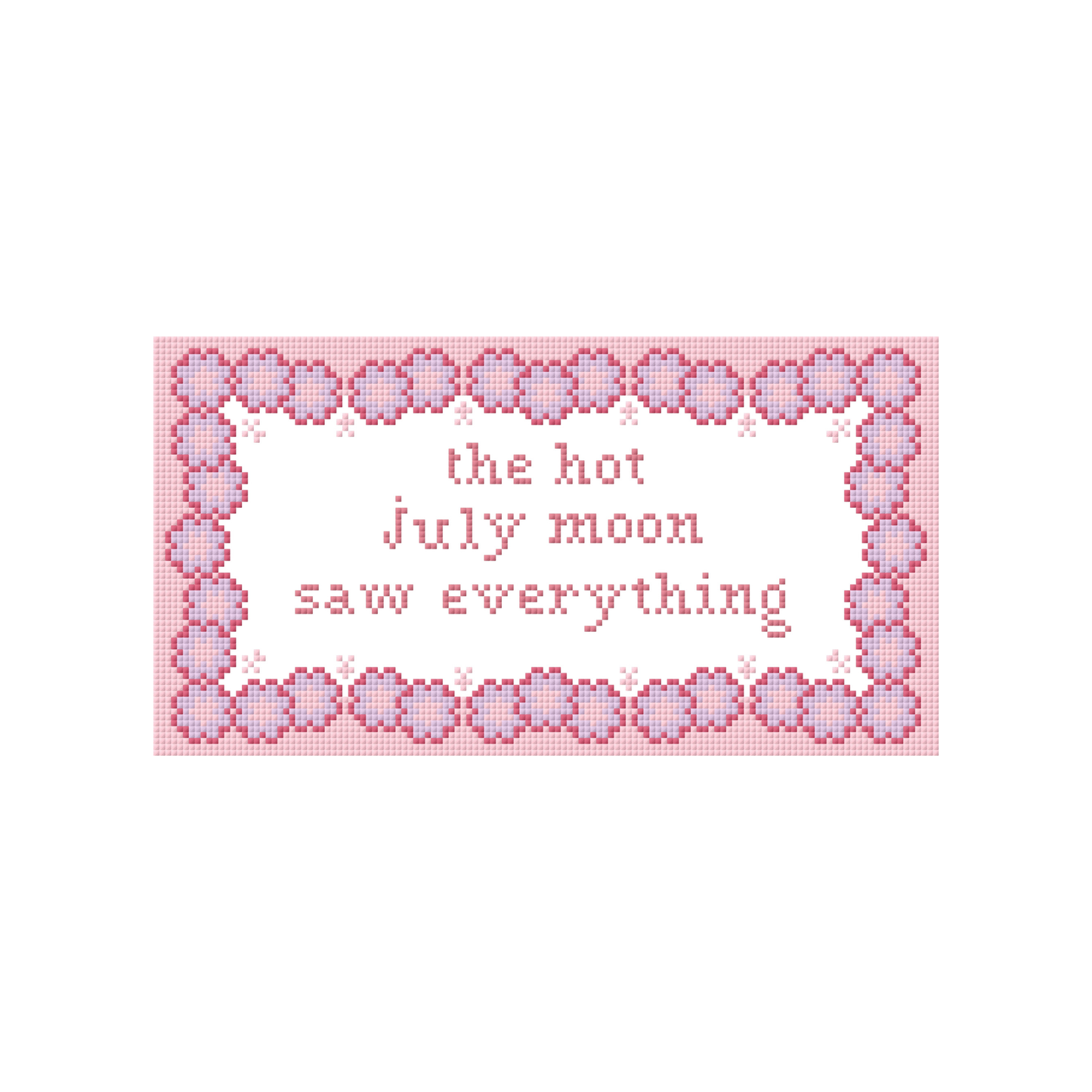 Strawberry Wine Needlepoint Pillow Canvas