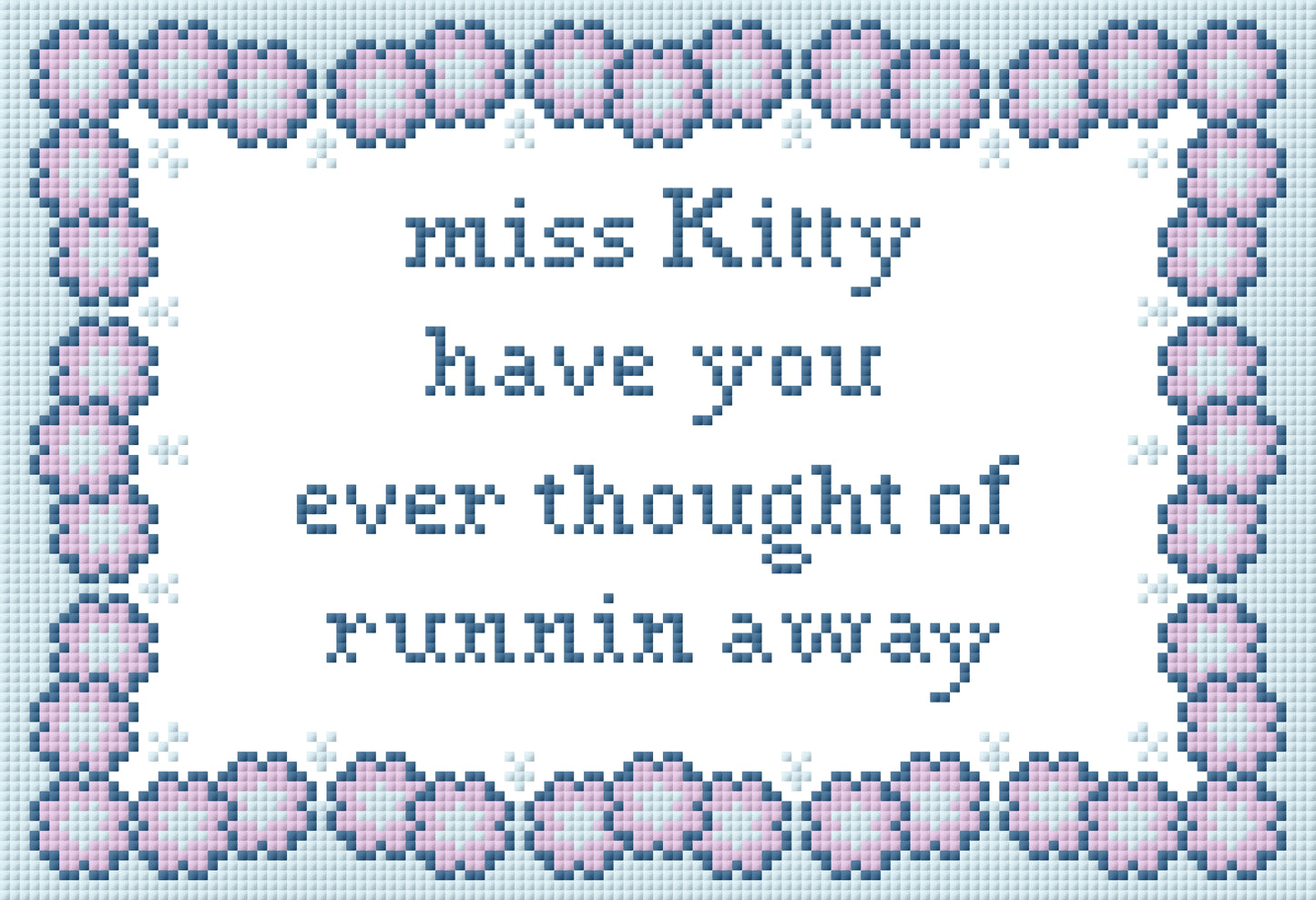 Should of Been A Cowboy Needlepoint Pillow Canvas