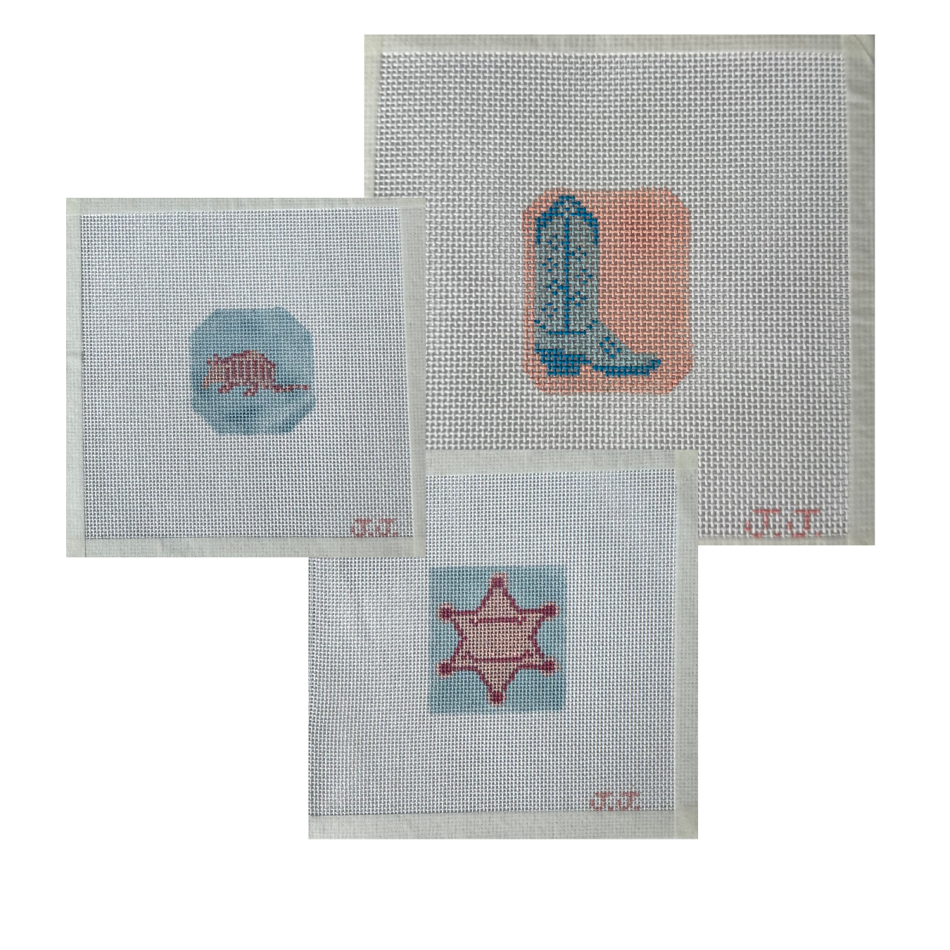 The Little Baby Shower Needlepoint Canvas Bundle