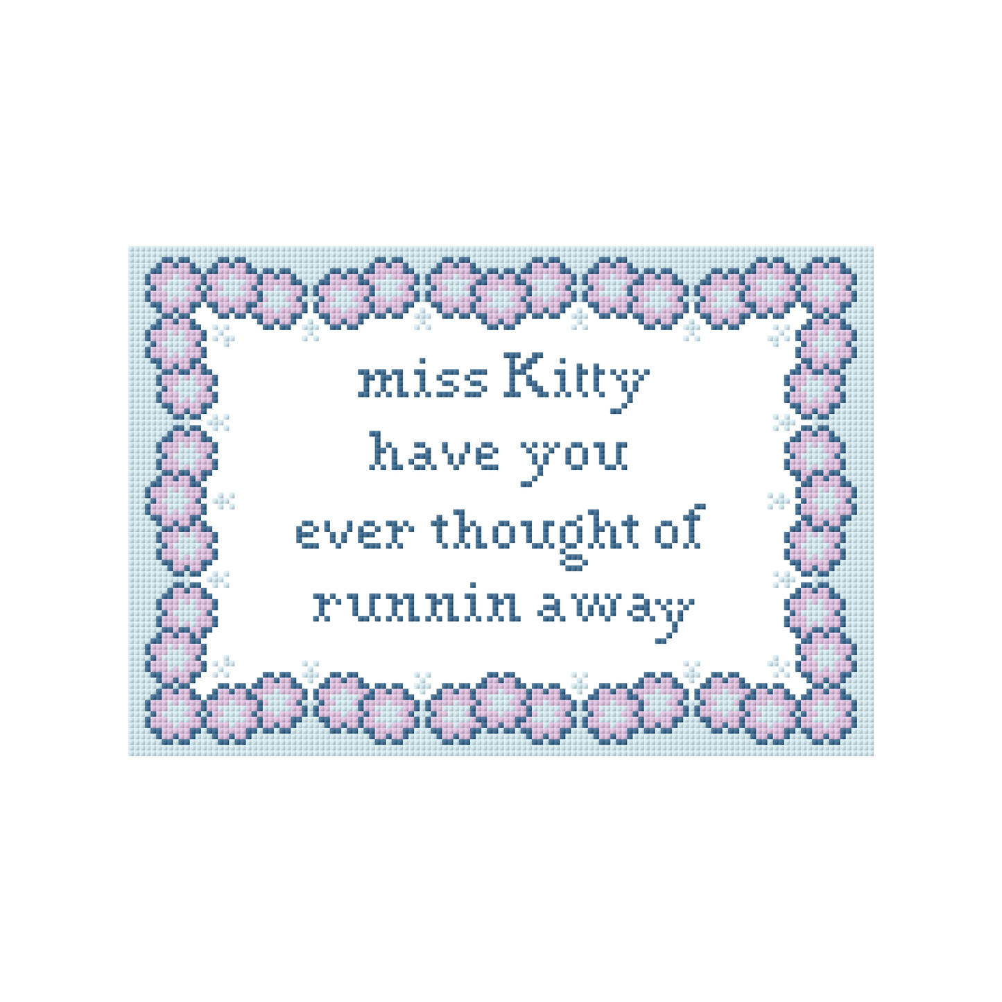 Should of Been A Cowboy Needlepoint Pillow Canvas