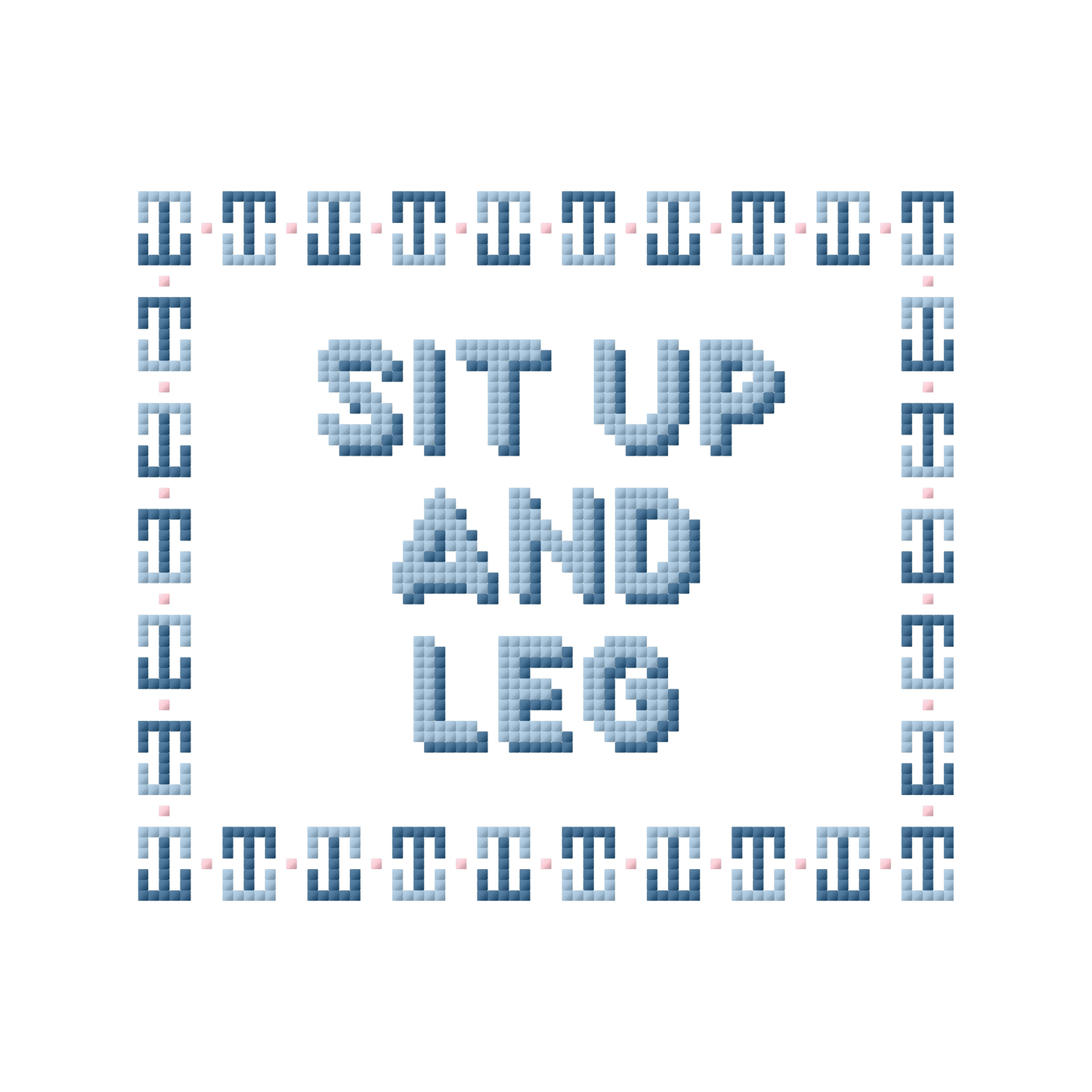 Sit Up and Leg Equestrian Needlepoint Canvas
