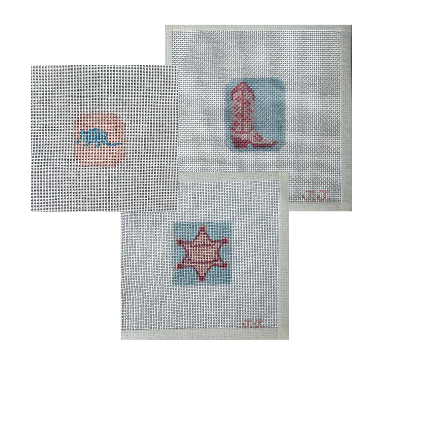 The Little Baby Shower Needlepoint Canvas Bundle