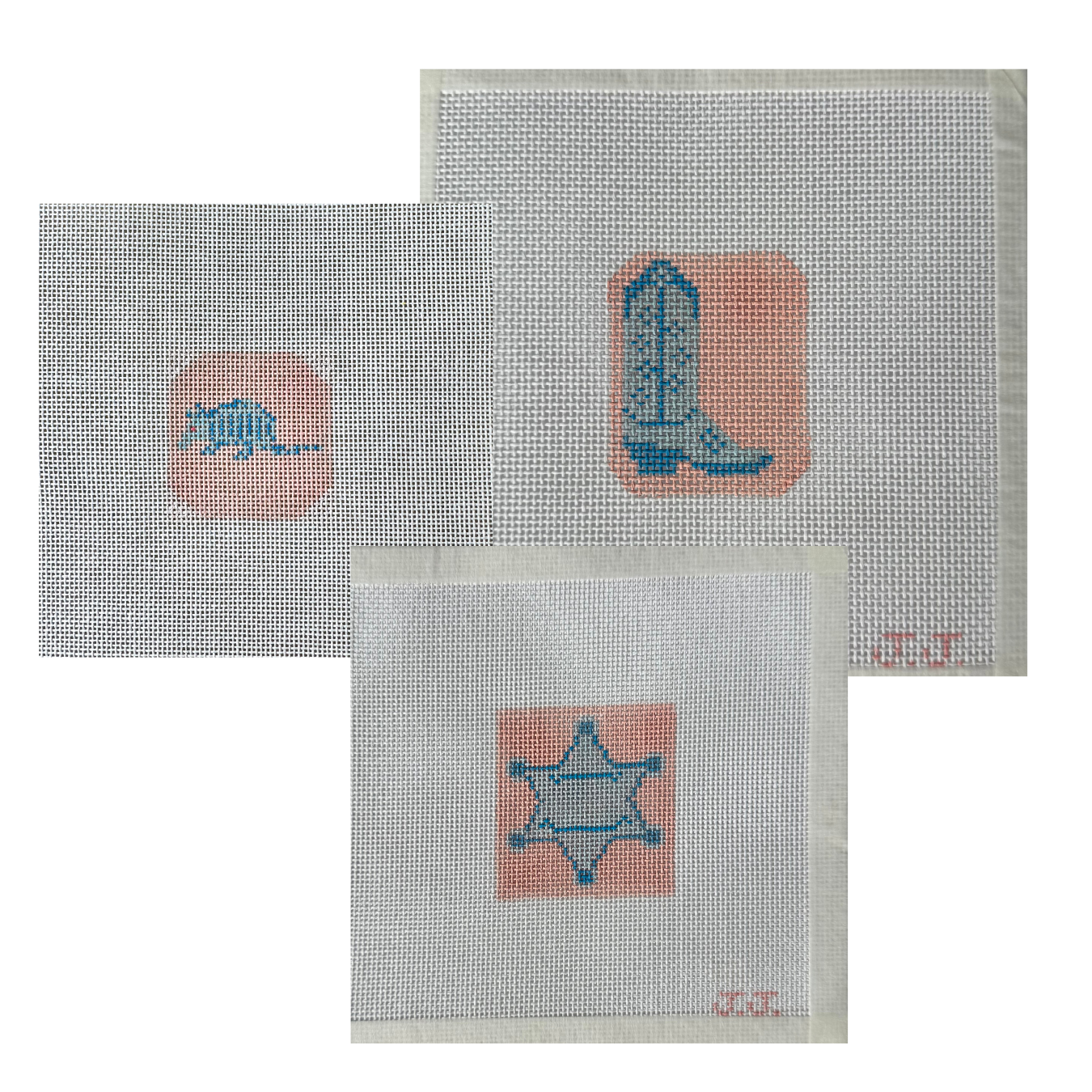 The Little Baby Shower Needlepoint Canvas Bundle
