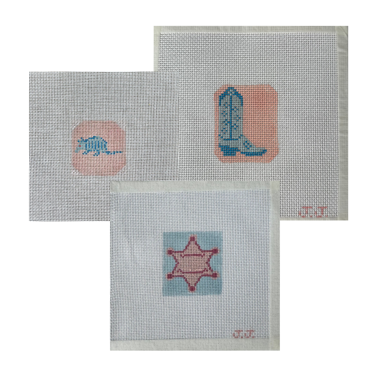 The Little Baby Shower Needlepoint Canvas Bundle