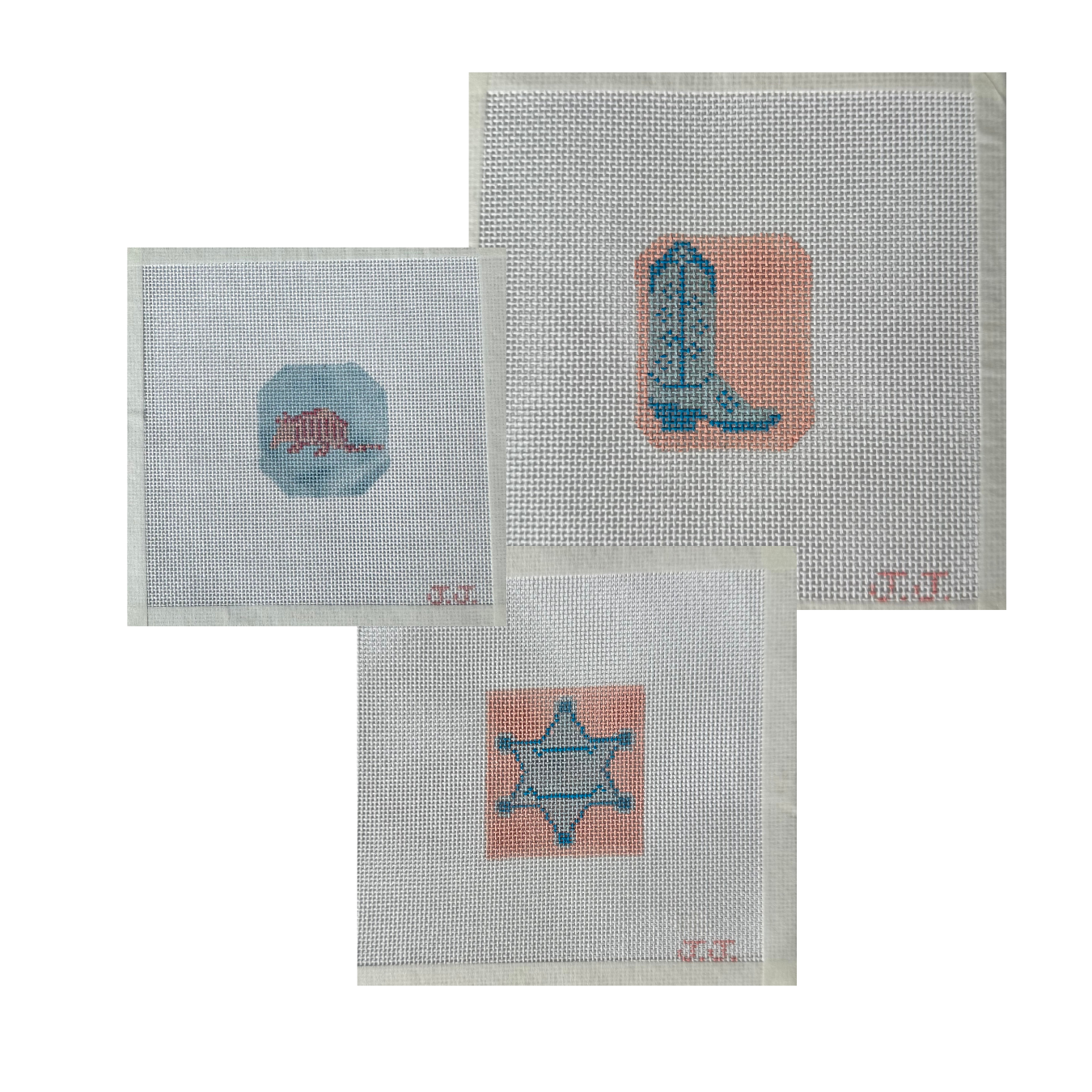 The Little Baby Shower Needlepoint Canvas Bundle