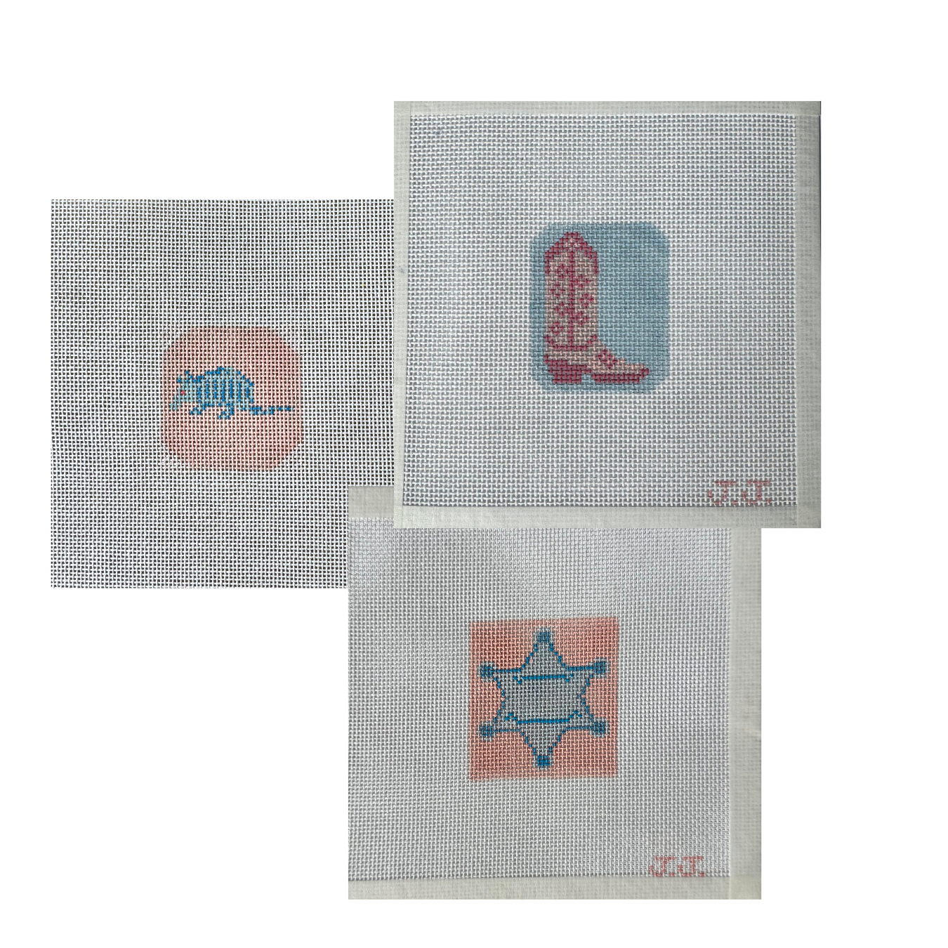 The Little Baby Shower Needlepoint Canvas Bundle