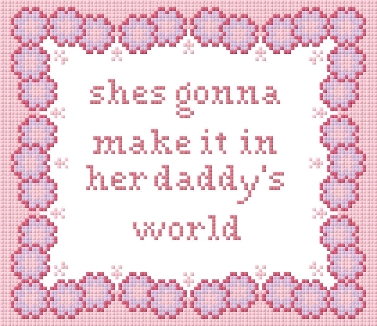 American Girl Needlepoint Pillow Canvas