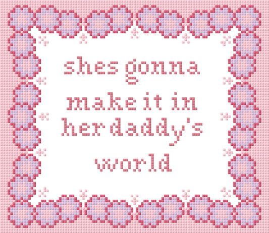 American Girl Needlepoint Pillow Canvas