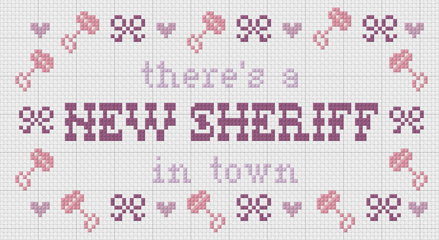 New Sheriff Nursery Pillow Canvas