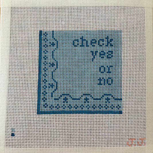 90s Country Needlepoint Coaster