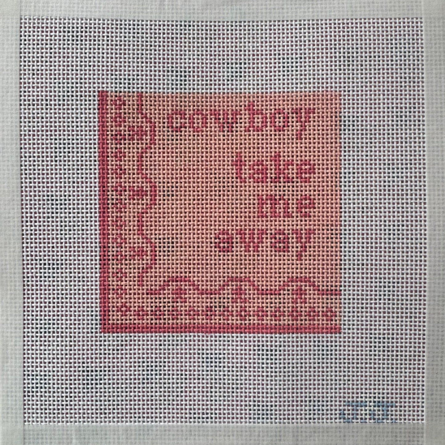 90s Country Needlepoint Coasters Set of 4