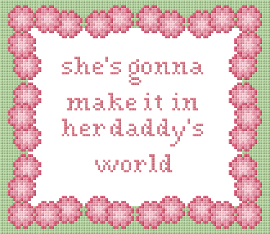 American Girl Needlepoint Pillow Canvas