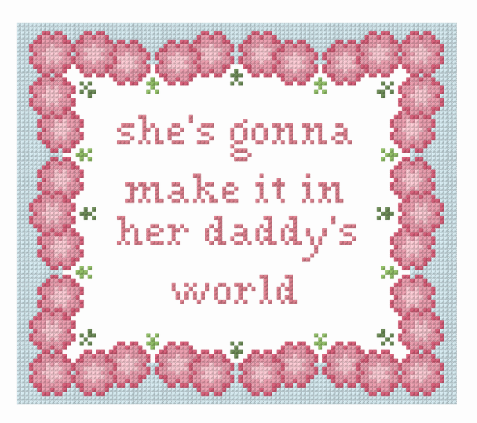 American Girl Needlepoint Pillow Canvas