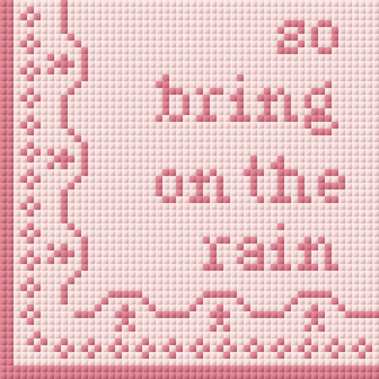 90s Country Needlepoint Coaster